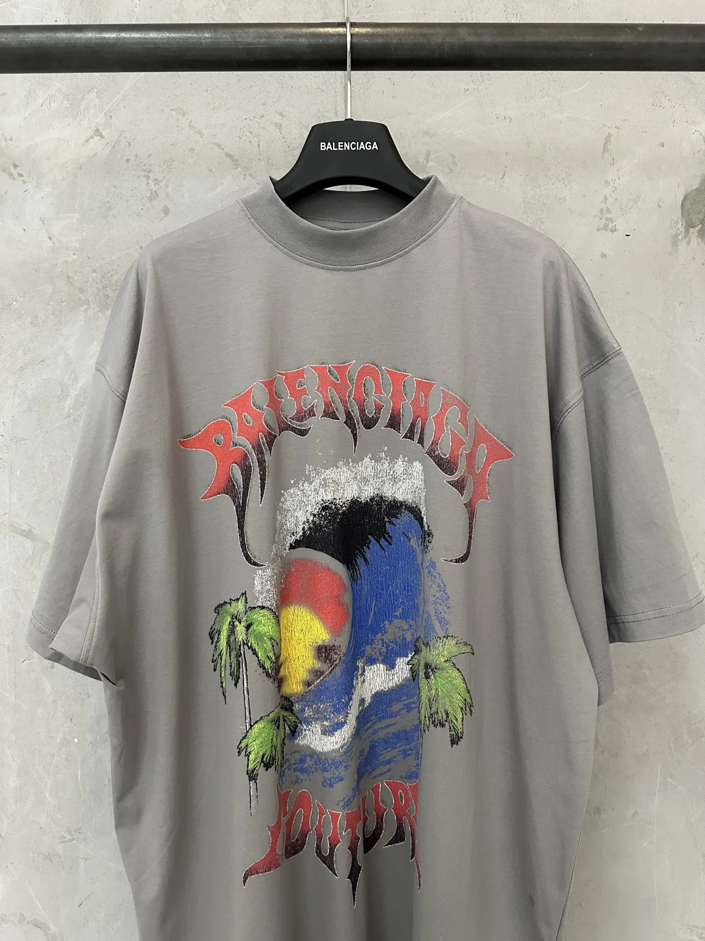 Balenciaga 26SS 印花 短袖T恤 街头休闲款