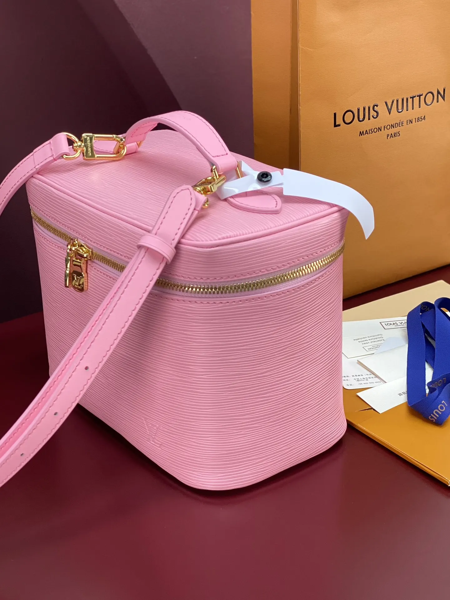 Louis Vuitton Pink Cosmetic Pouch