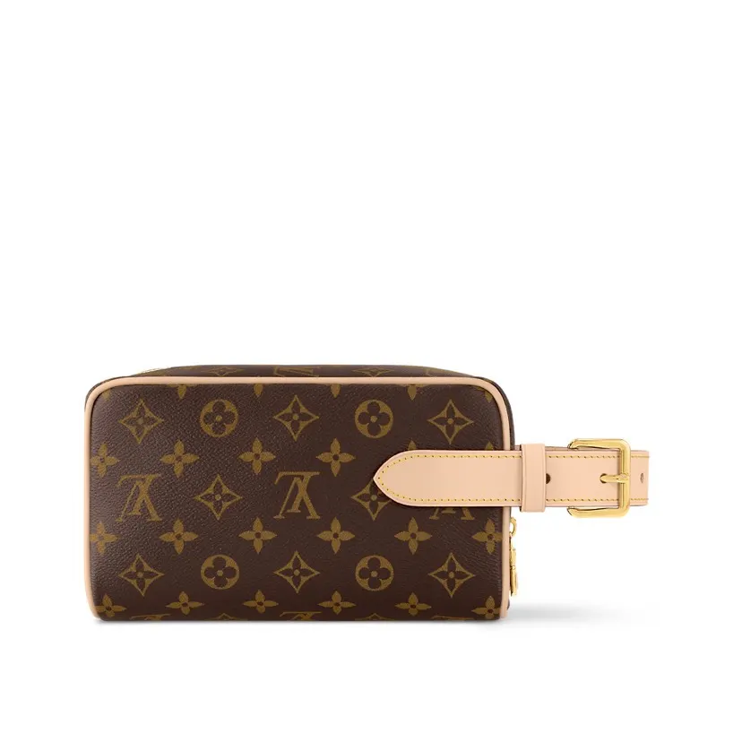 Monogram Organizer Pouch Travel Canvas