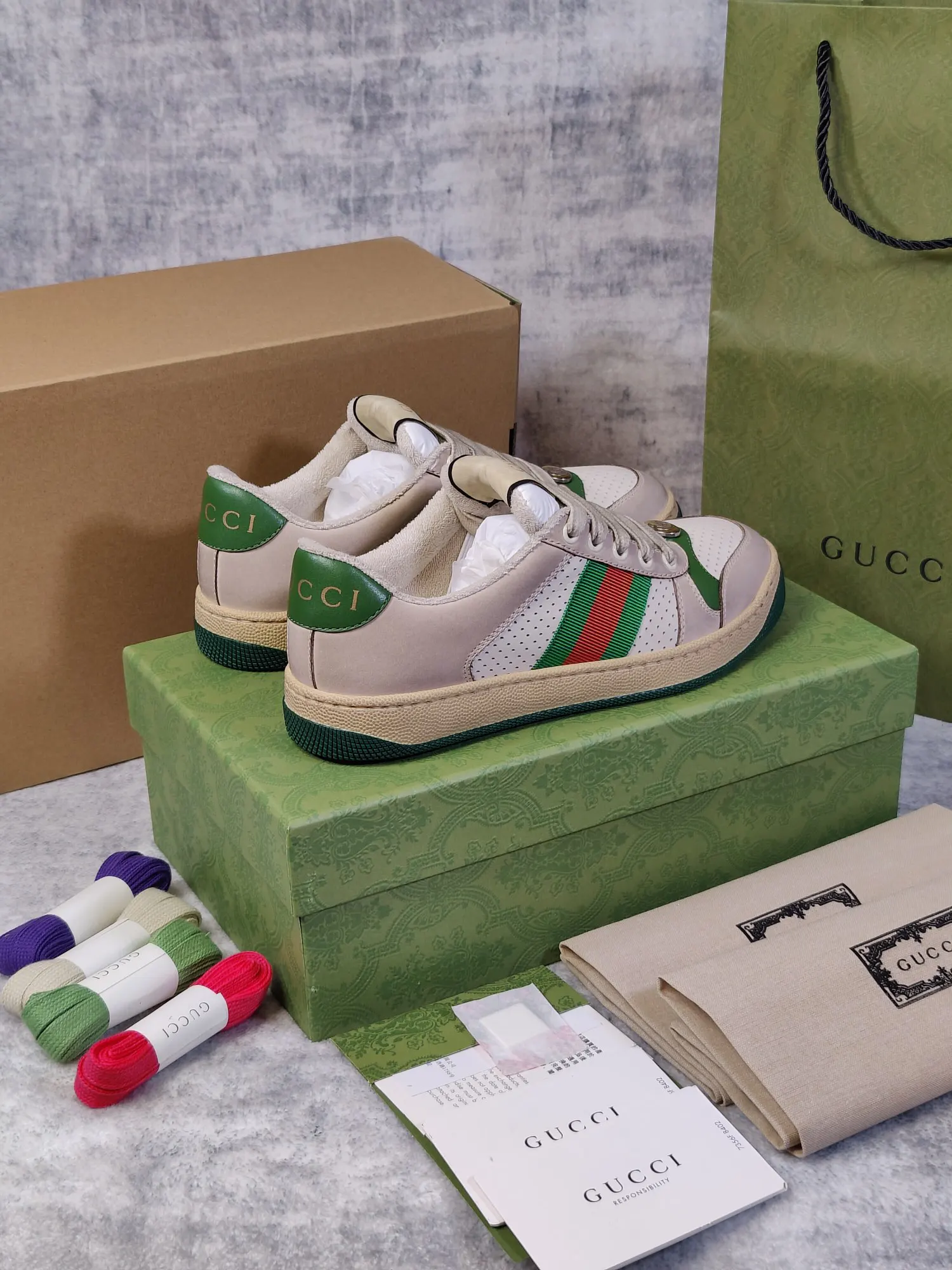 Gucci Logo休闲运动鞋 百搭款