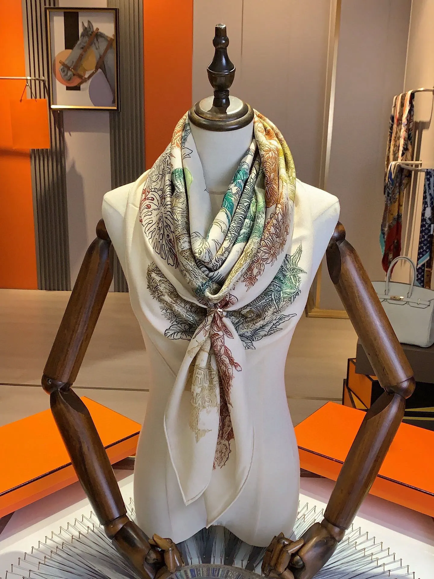 Hermès 丝巾 精致配饰