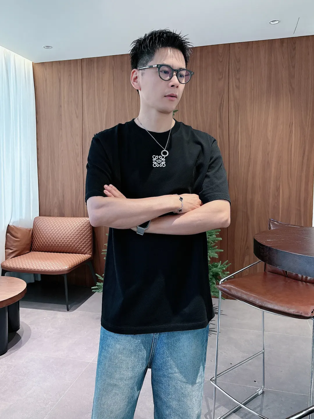 Prada T-Shirt Triangle Logo
