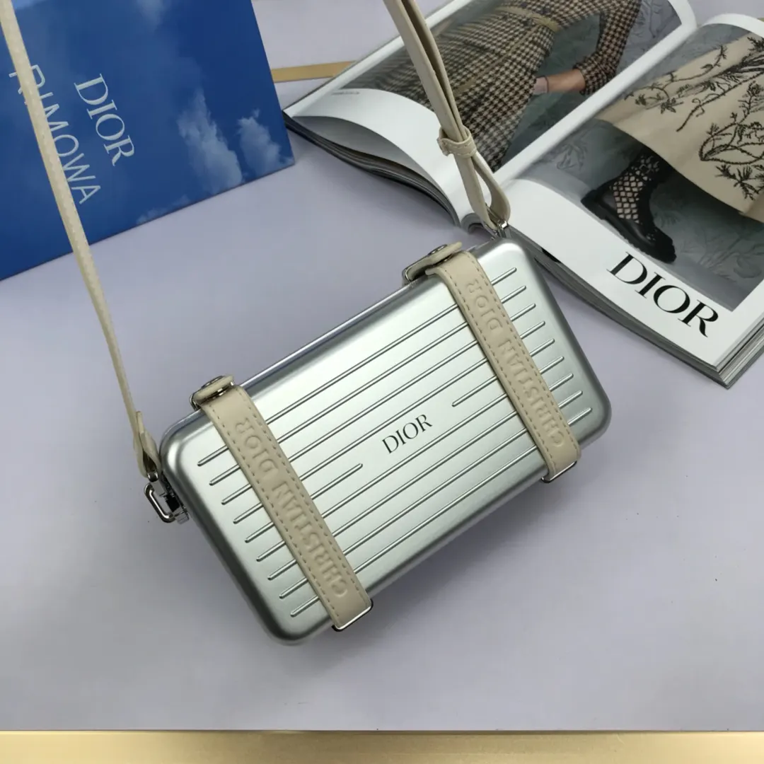 DIOᖇ RIMOWA 聯名限定款小行李 行李箱 旅行拉杆款 輕便出行款
