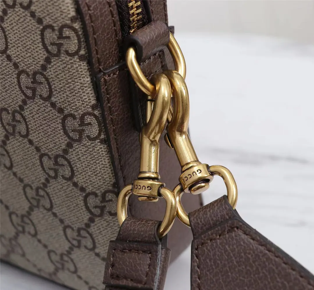 Gucci Ophidia GG Supreme Brown Chain Bag