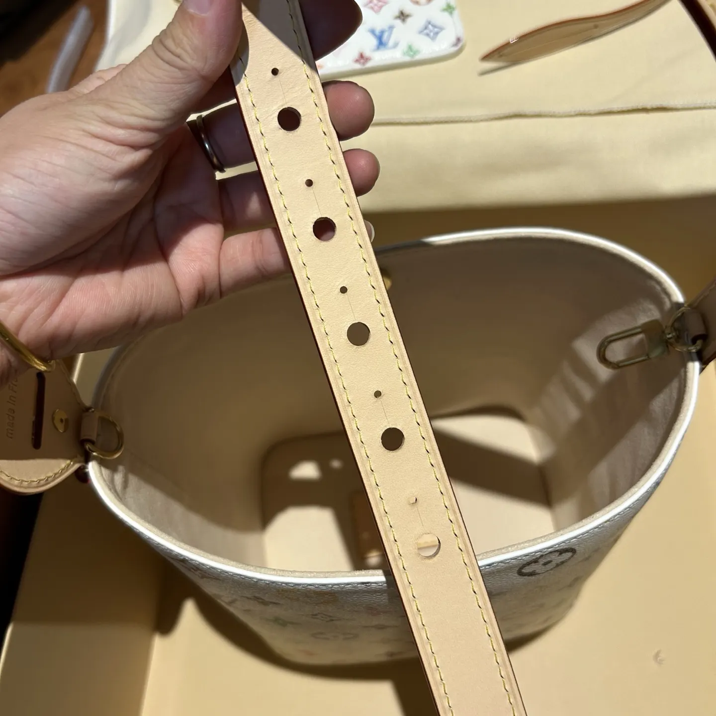 Bucket Bag Casual Leather