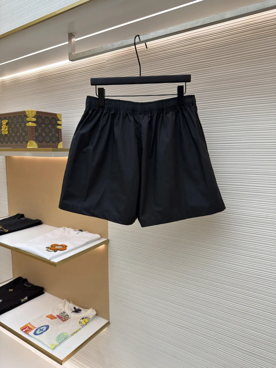 Balenciaga 黑色 純棉 短褲 宽松休閒