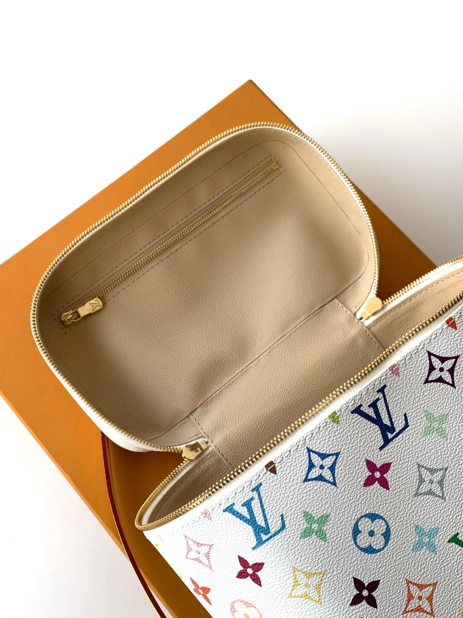 LV 白色彩色老花手袋 小号款｜ORBUYBAG 岚奢包高端时尚精品