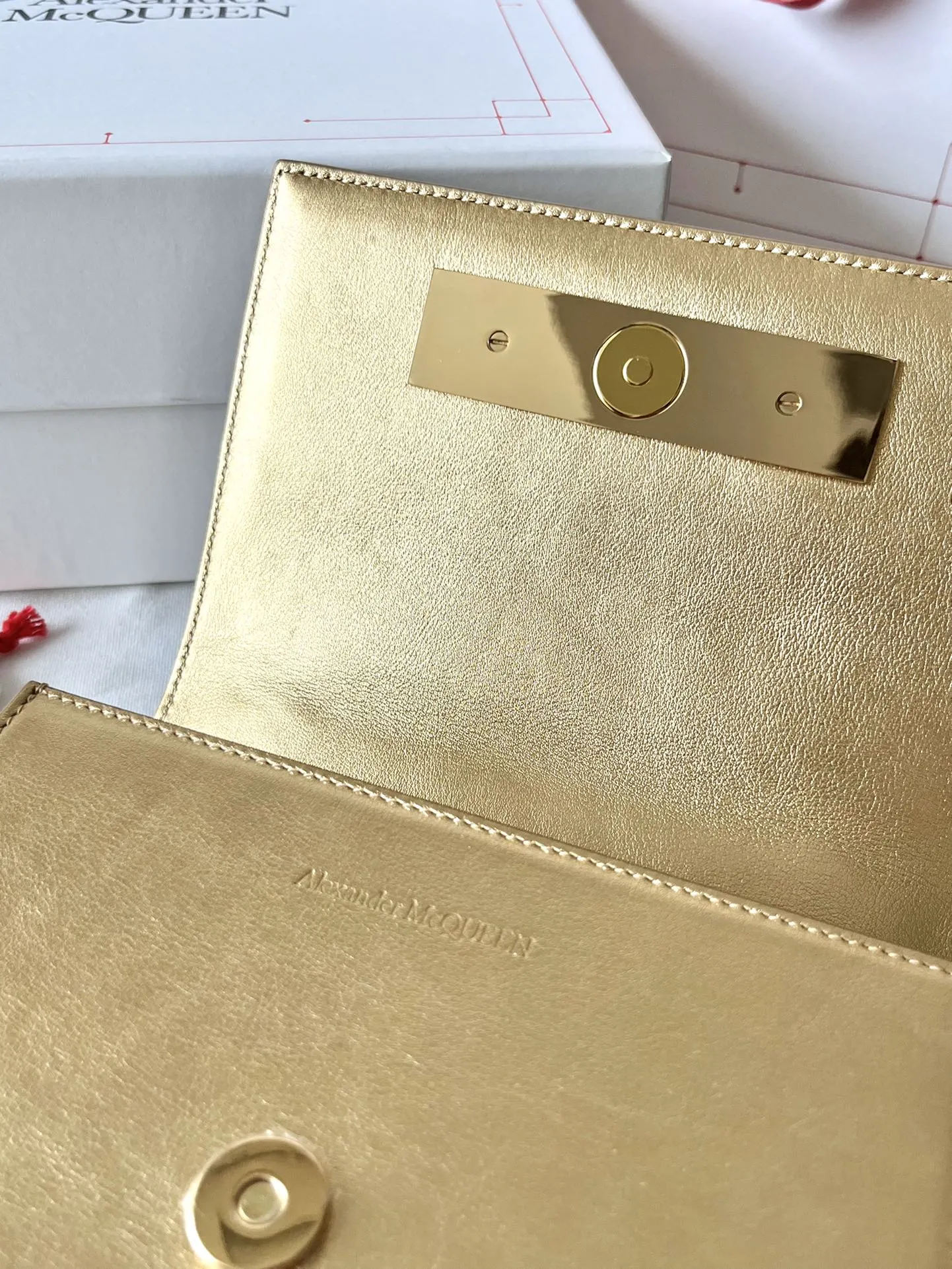 牛皮 亚力山大• Jewelled Satchel Min 收纳包 旅行收纳款
