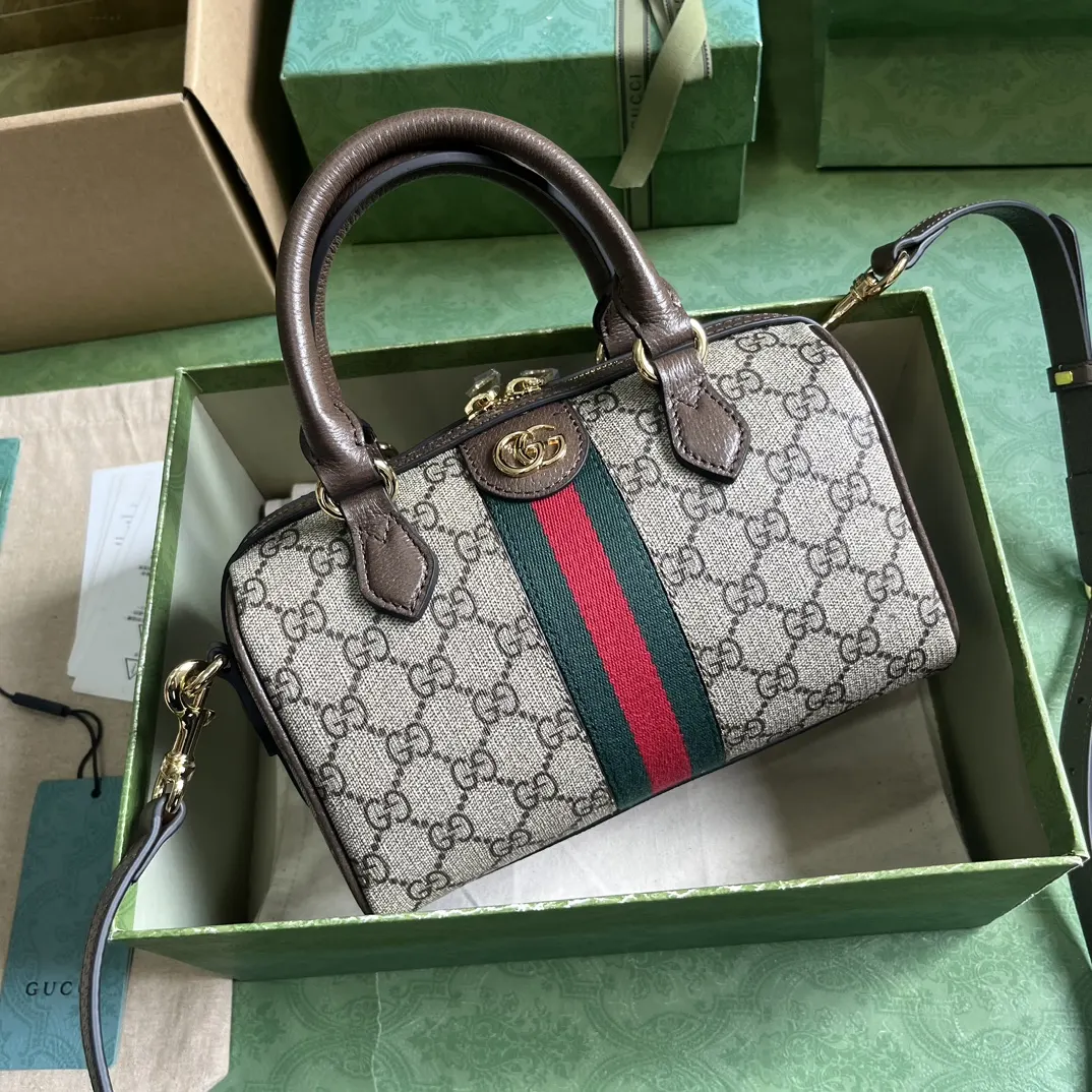 Gucci Monogram Top Handle Bag