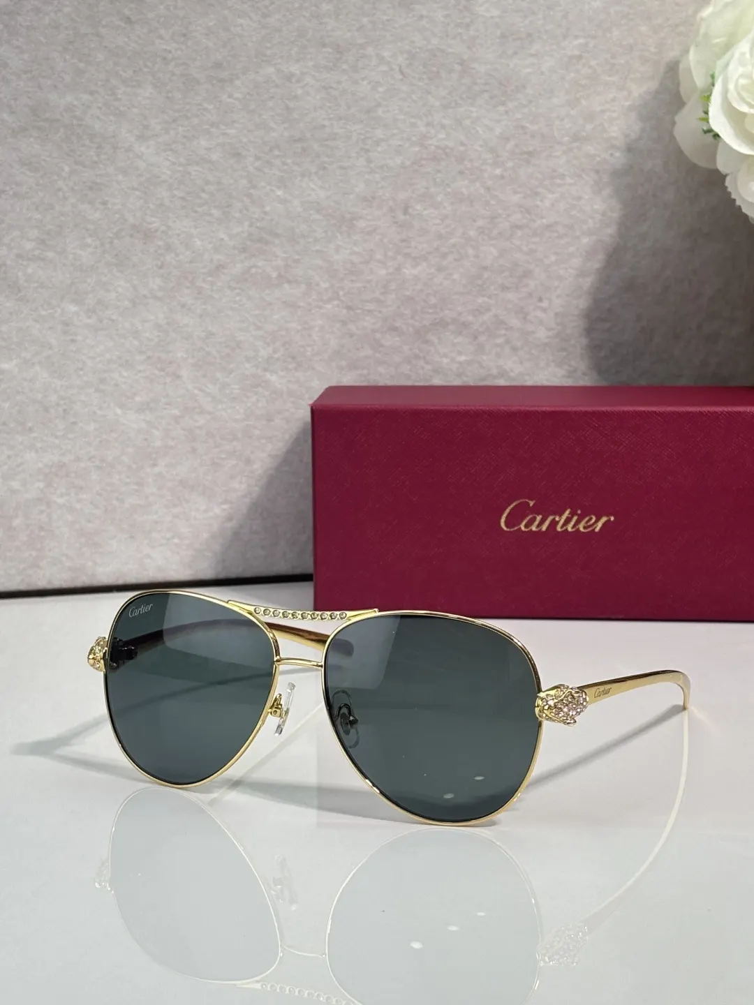 Cartier 墨镜 時尚防晒款