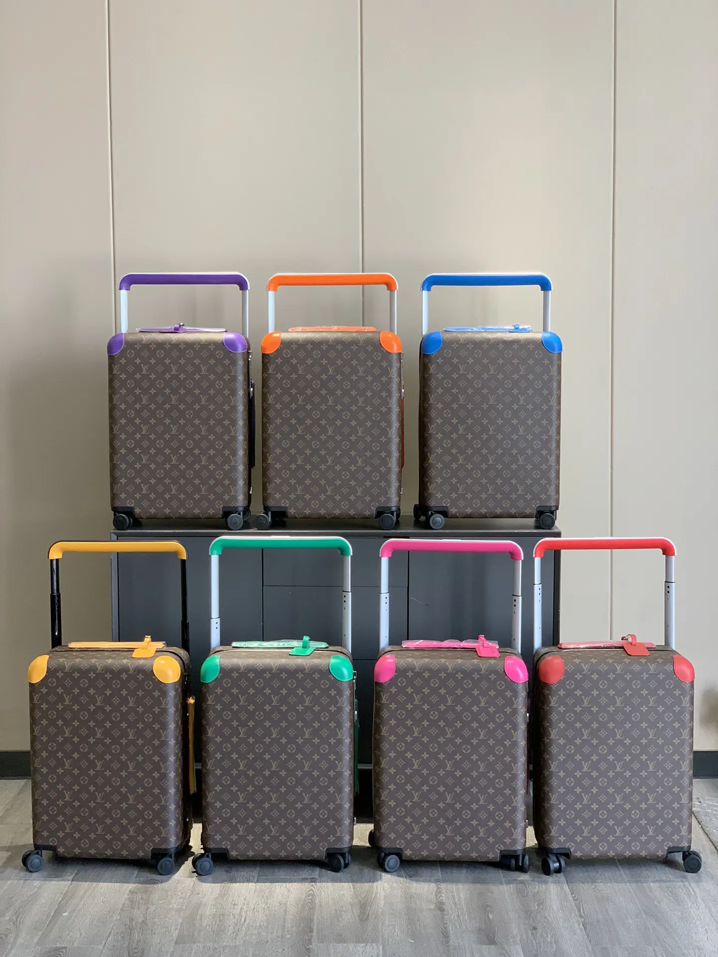 Gray Silver Suitcase Travel Lightweight