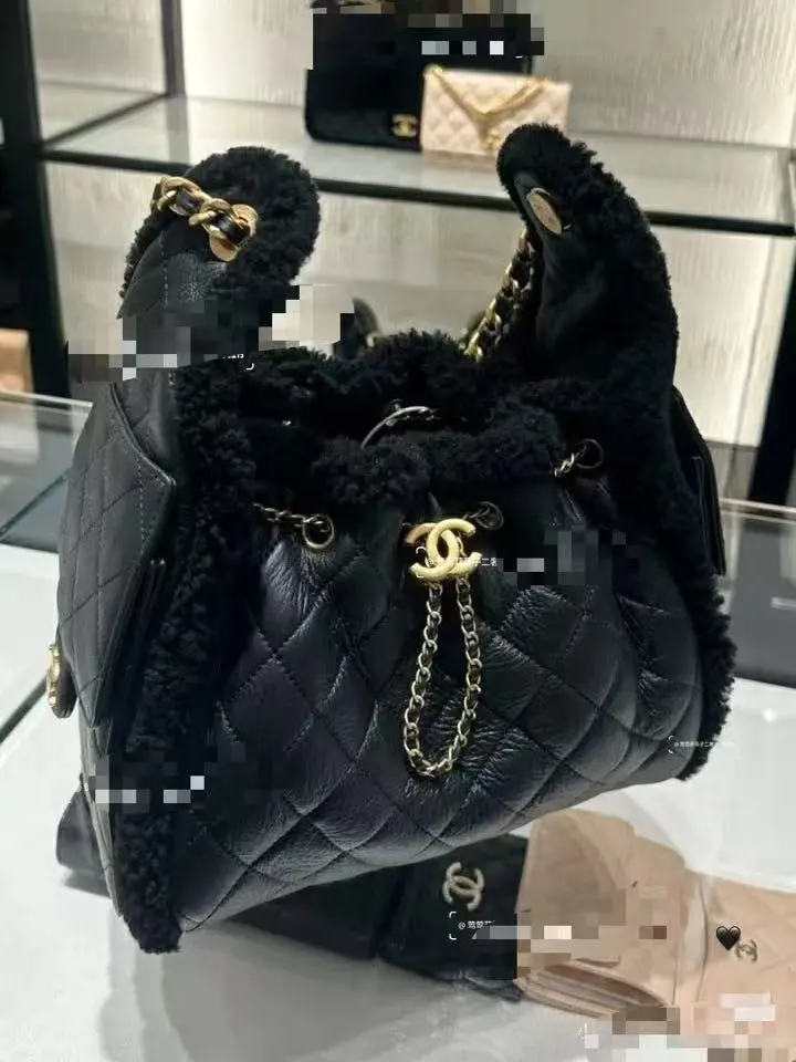 Black Hobo Shoulder Bag Vintage Leather