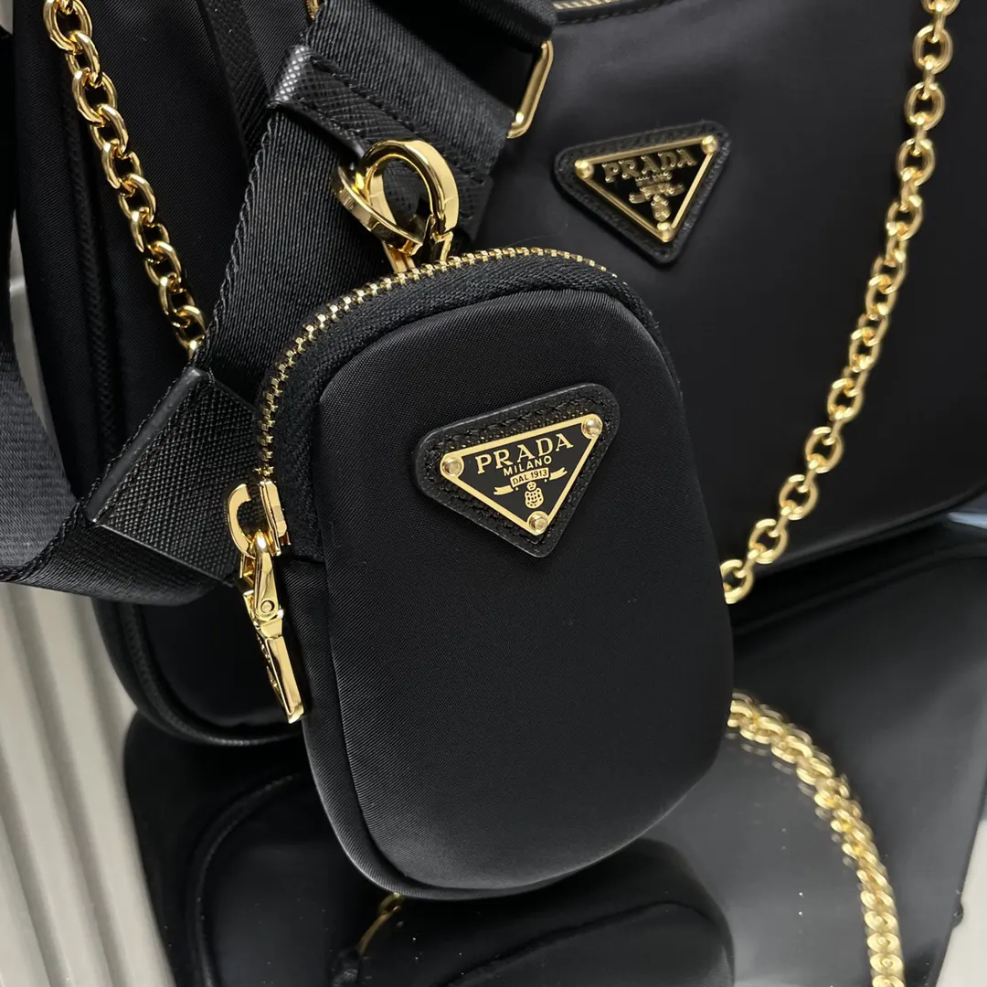 Prada Hobo 金色 腋下包 復古腋下背款