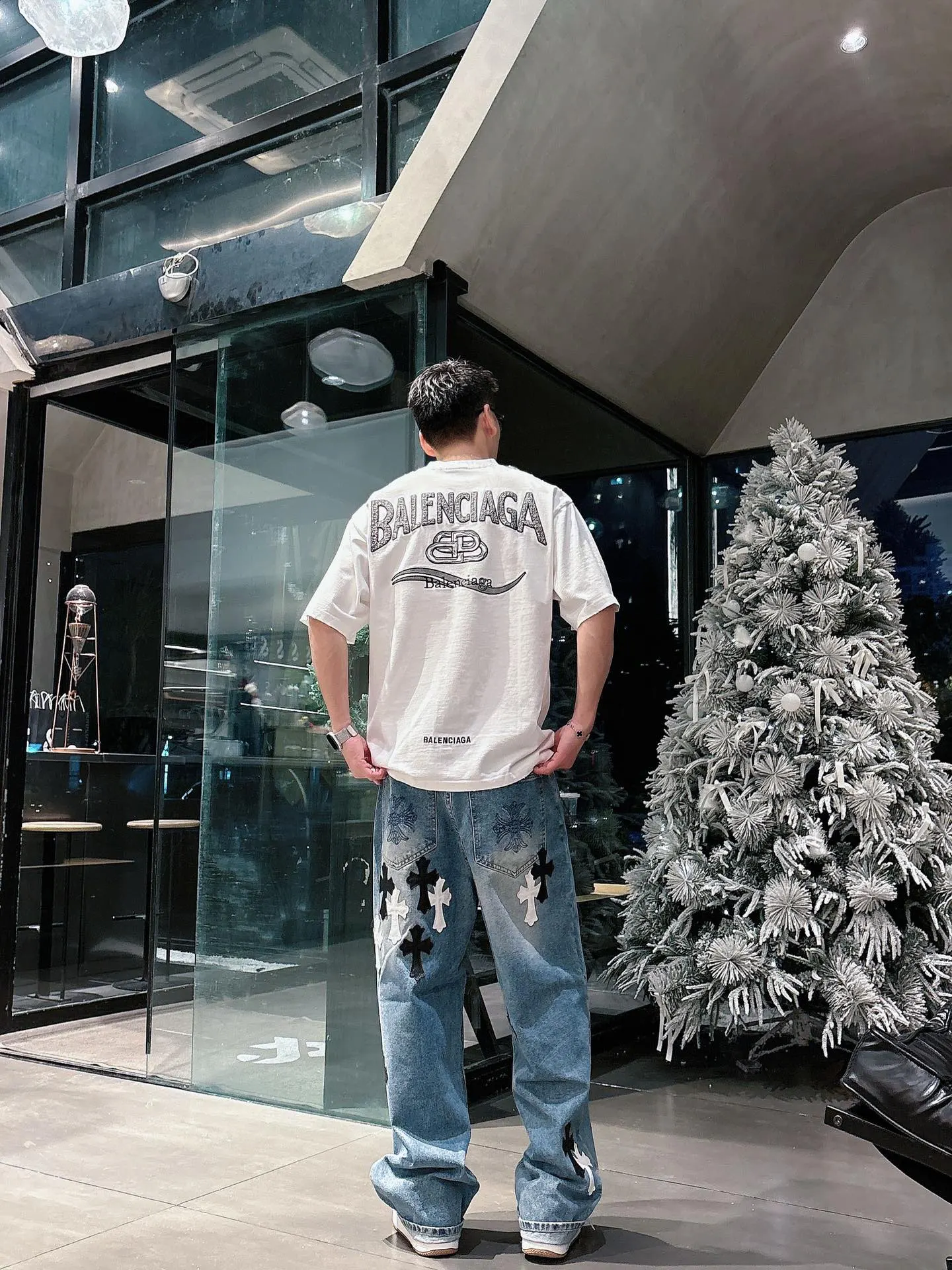 Balenciaga Logo 短袖T恤
