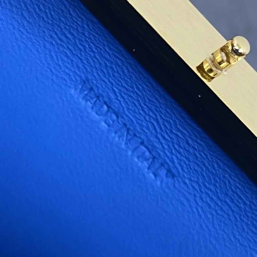 Black Blue Cosmetic Pouch