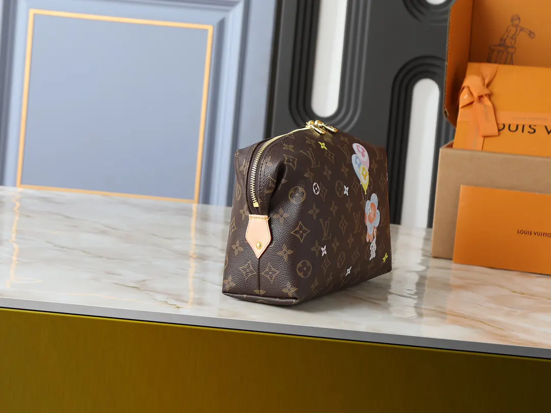 Louis Vuitton Cosmetic Pouch Leather
