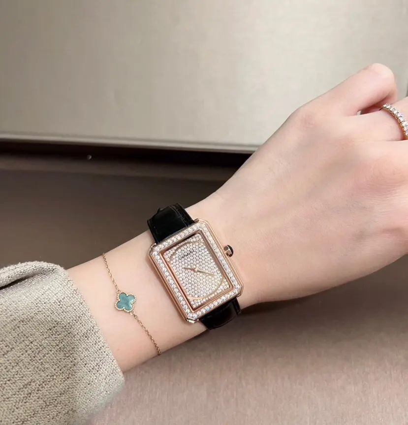 CHANEL 牛皮 Boy Friend系列 女士腕表 进口石英机芯 采 手錶 經典腕表款