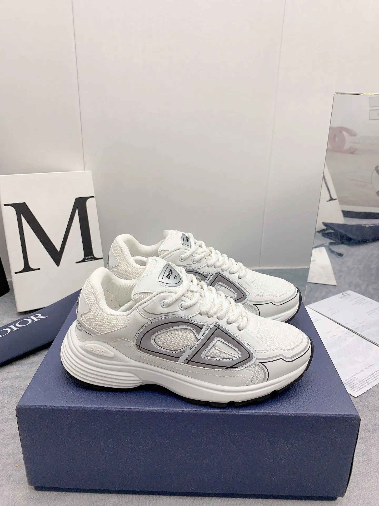 Dior B30 灰色/白色 运动鞋