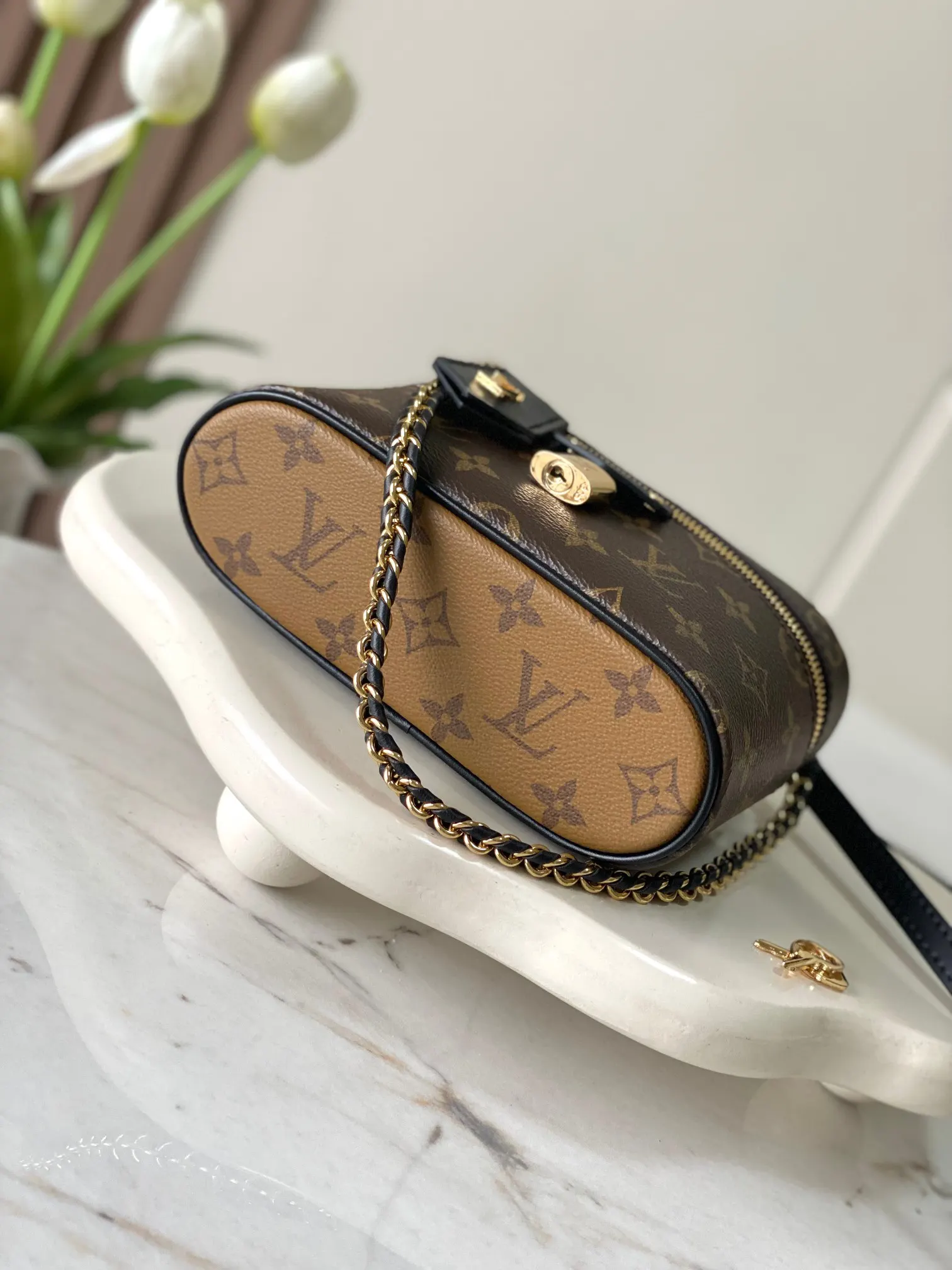 Monogram Chain Bag Canvas