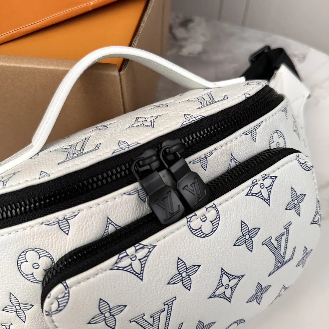 White Belt Bag Casual Leather