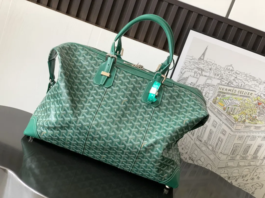 Goyard 綠色 它的提手可调节长度 可确保手提时的舒適度 并且开口两 旅行袋 大容量旅行款