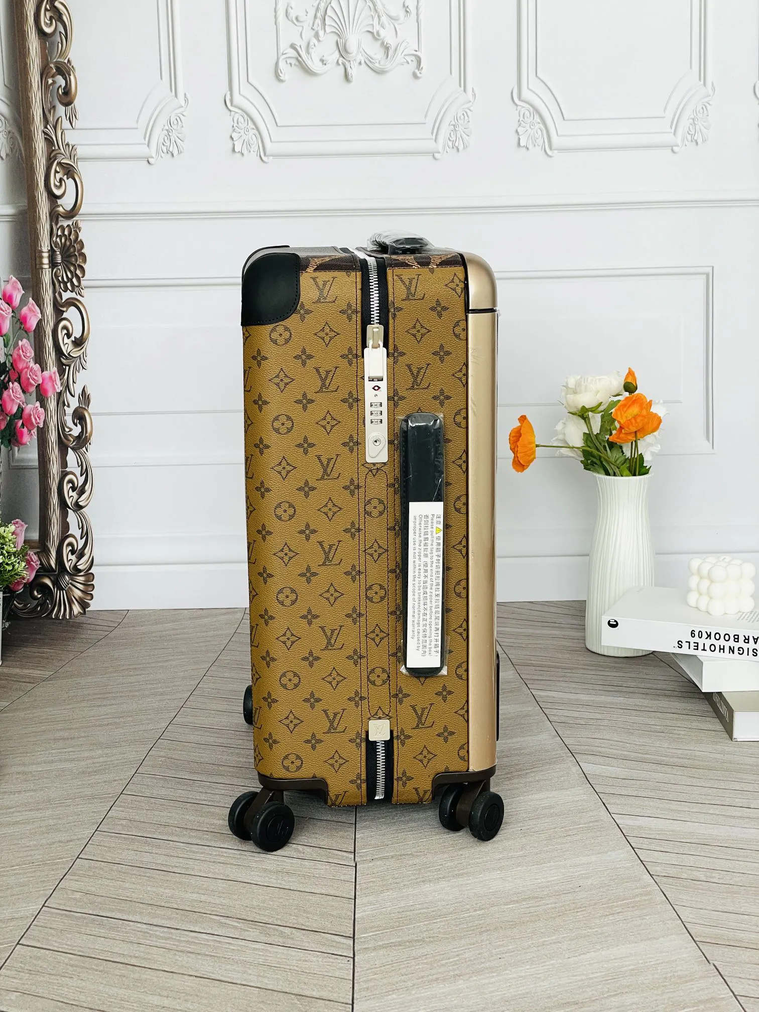 LV 老花 帆布 行李箱 旅行拉杆款 輕便出行款