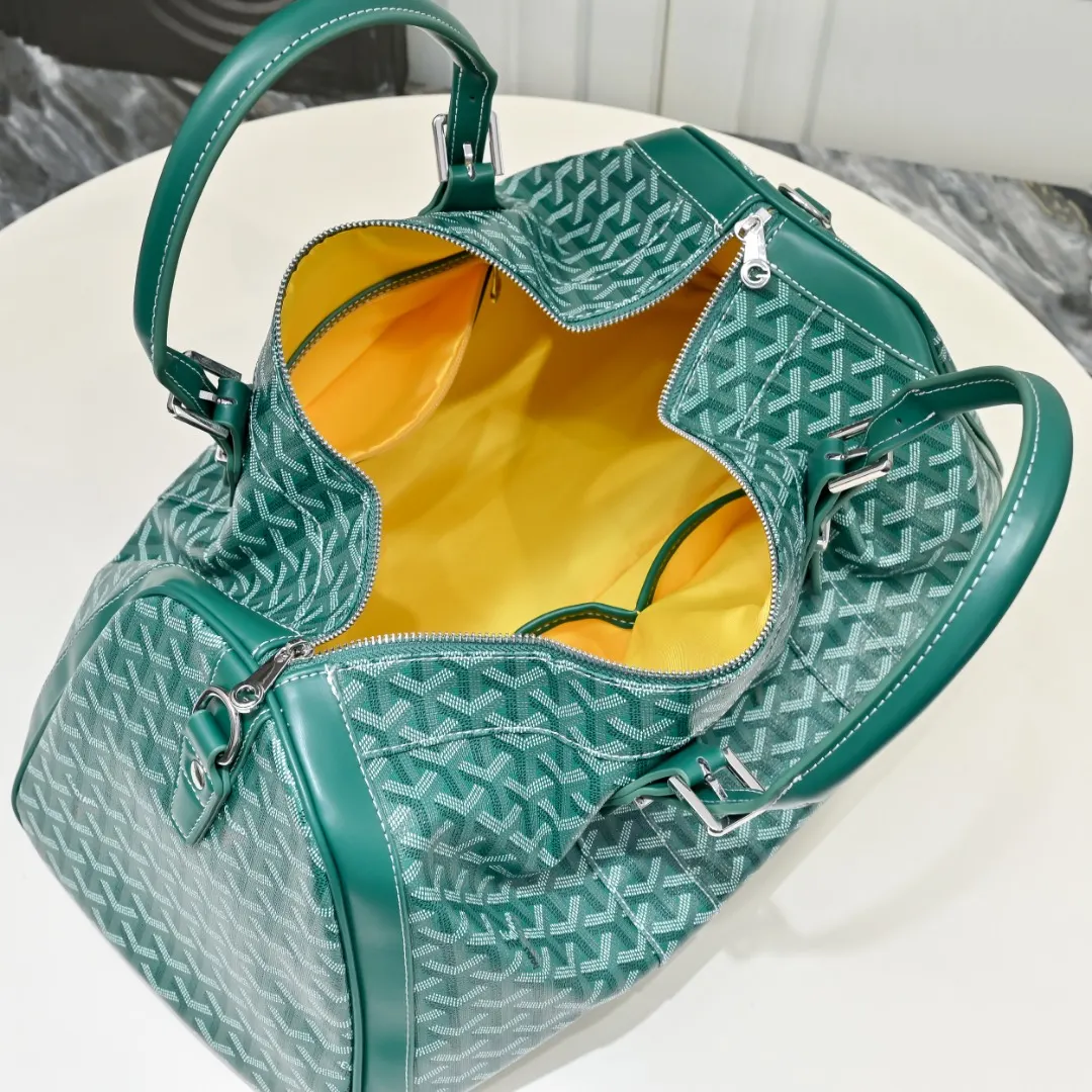 Goyard 綠色 牛皮 旅行袋 大容量旅行款(數字9) Goyard 綠色 牛皮 旅行袋 大容量旅行款(數字9)