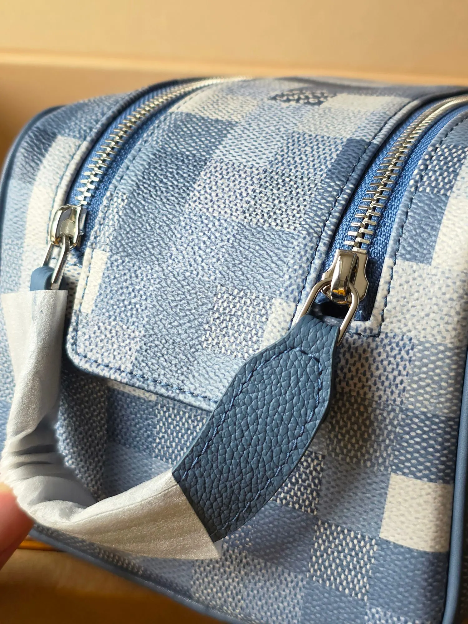 Cosmetic Pouch Leather