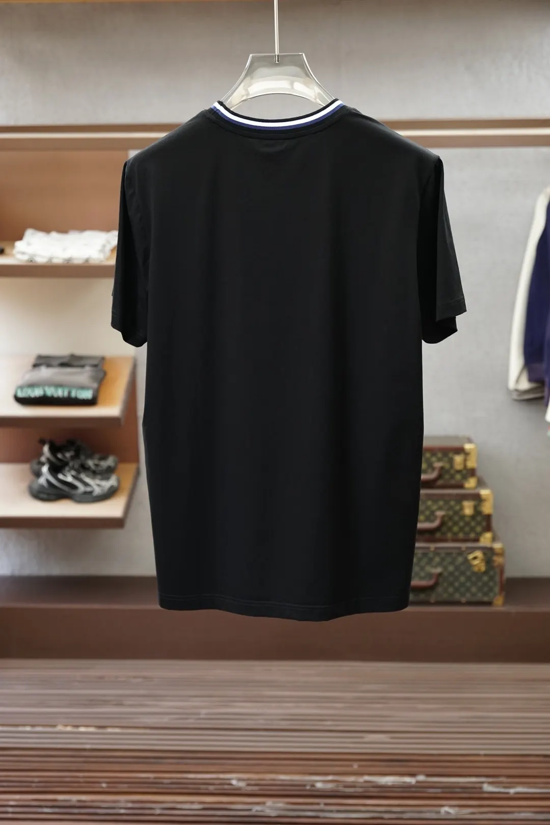 Prada 棉质 刺绣 Logo 短袖T恤