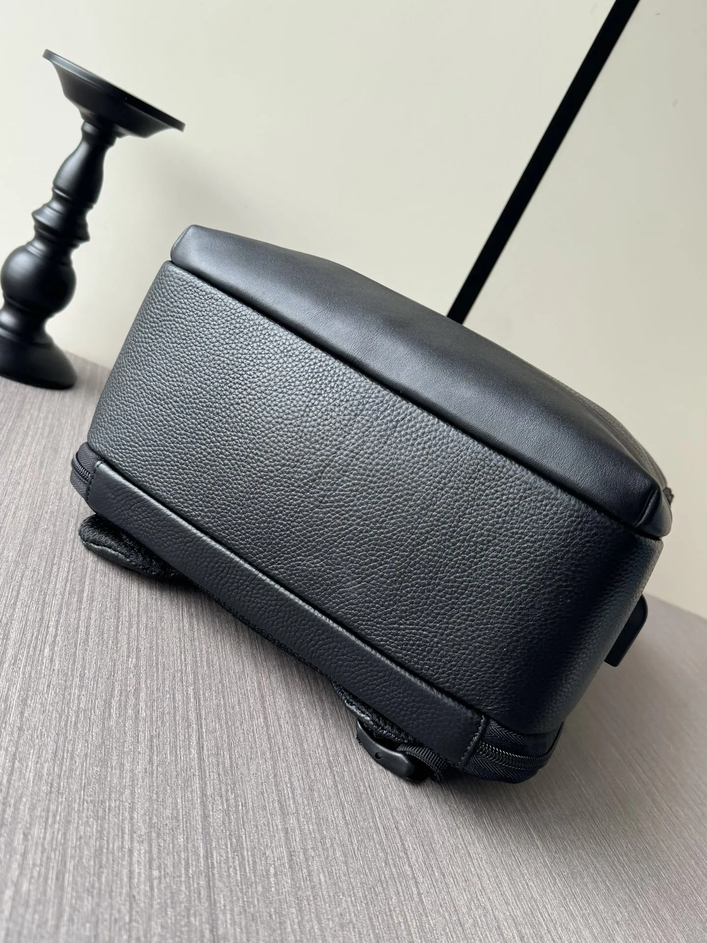 Prada Black Suitcase Travel Lightweight Leather