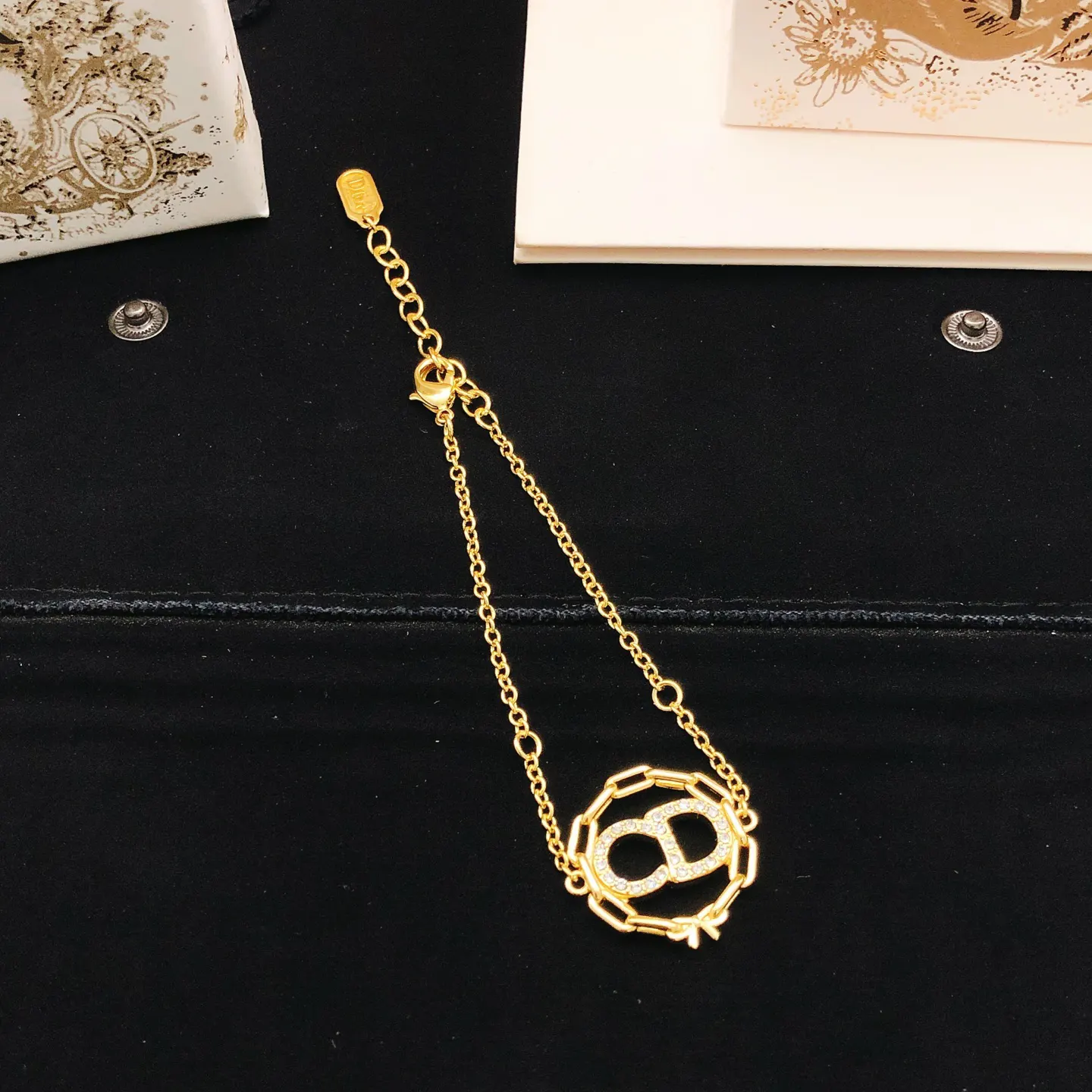 Dior 圆形 手链 日常叠戴
