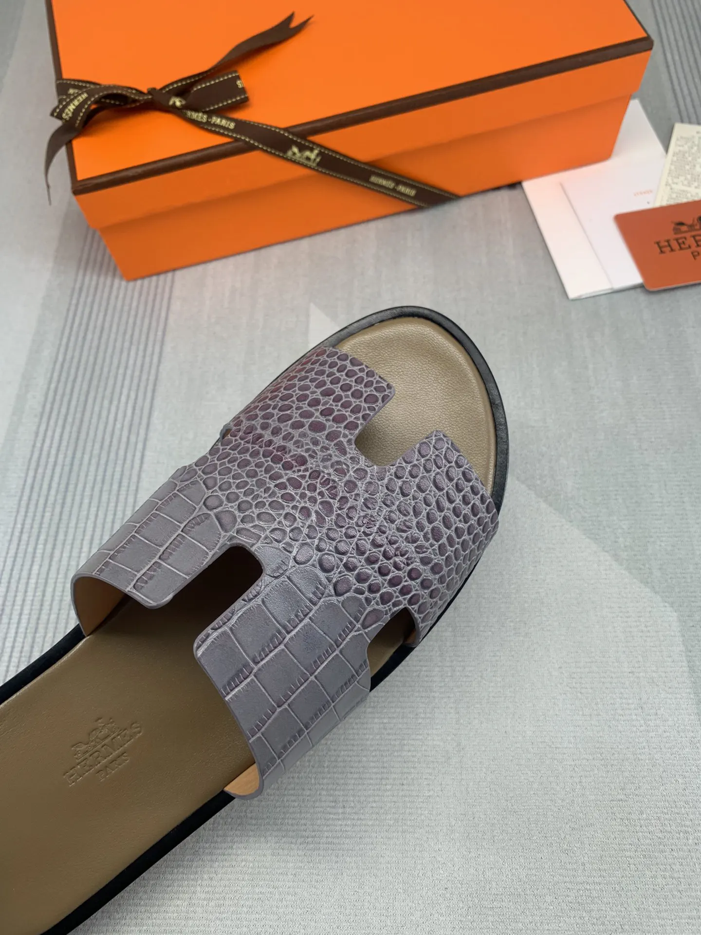 Hermès 小牛皮 拖鞋 舒适