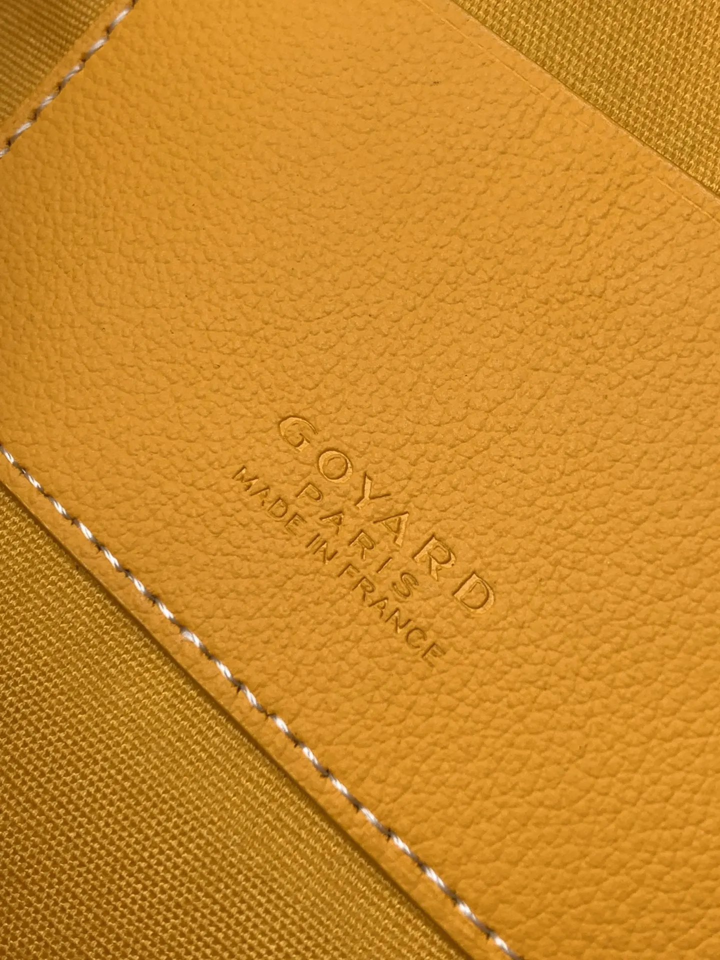 Goyard Yellow Clutch Bag