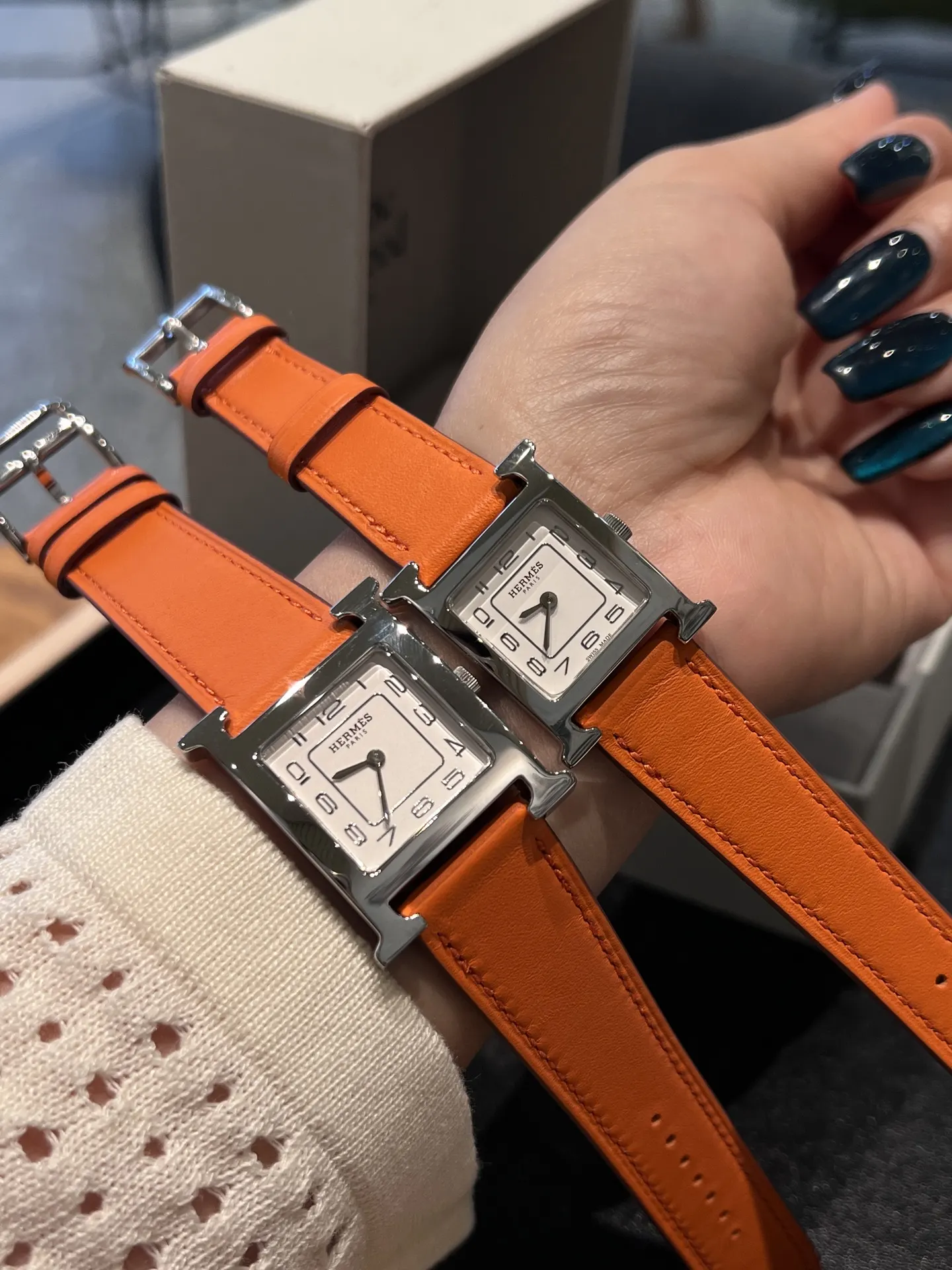 Hermès Leather Quartz Watch