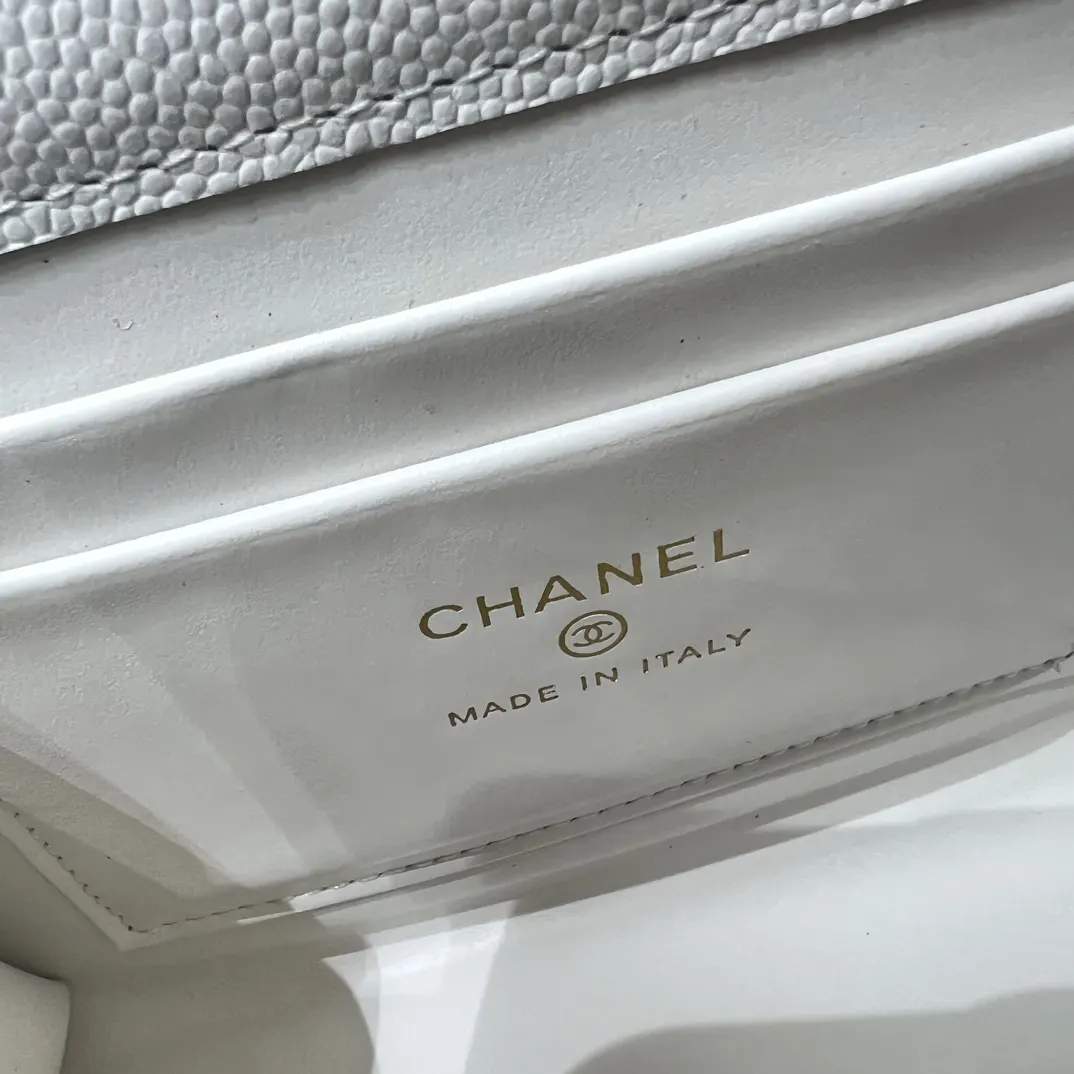 Chanel Cowhide Kelly Handle Bag Hand Crossbody Image 9 Chanel Cowhide Kelly Handle Bag Hand Crossbody Image 9