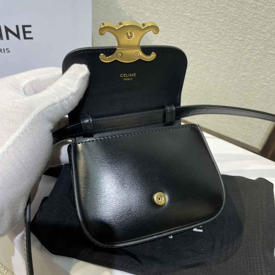 Celine 全钢五金 mini 耳机包 腰包 休闲腰包款