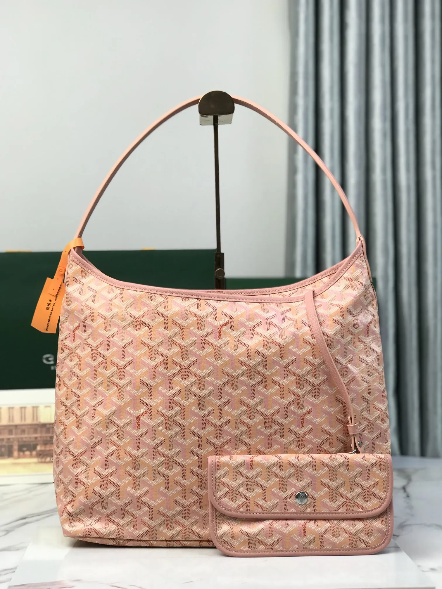 Goyard Hobo Shoulder Bag Vintage Canvas