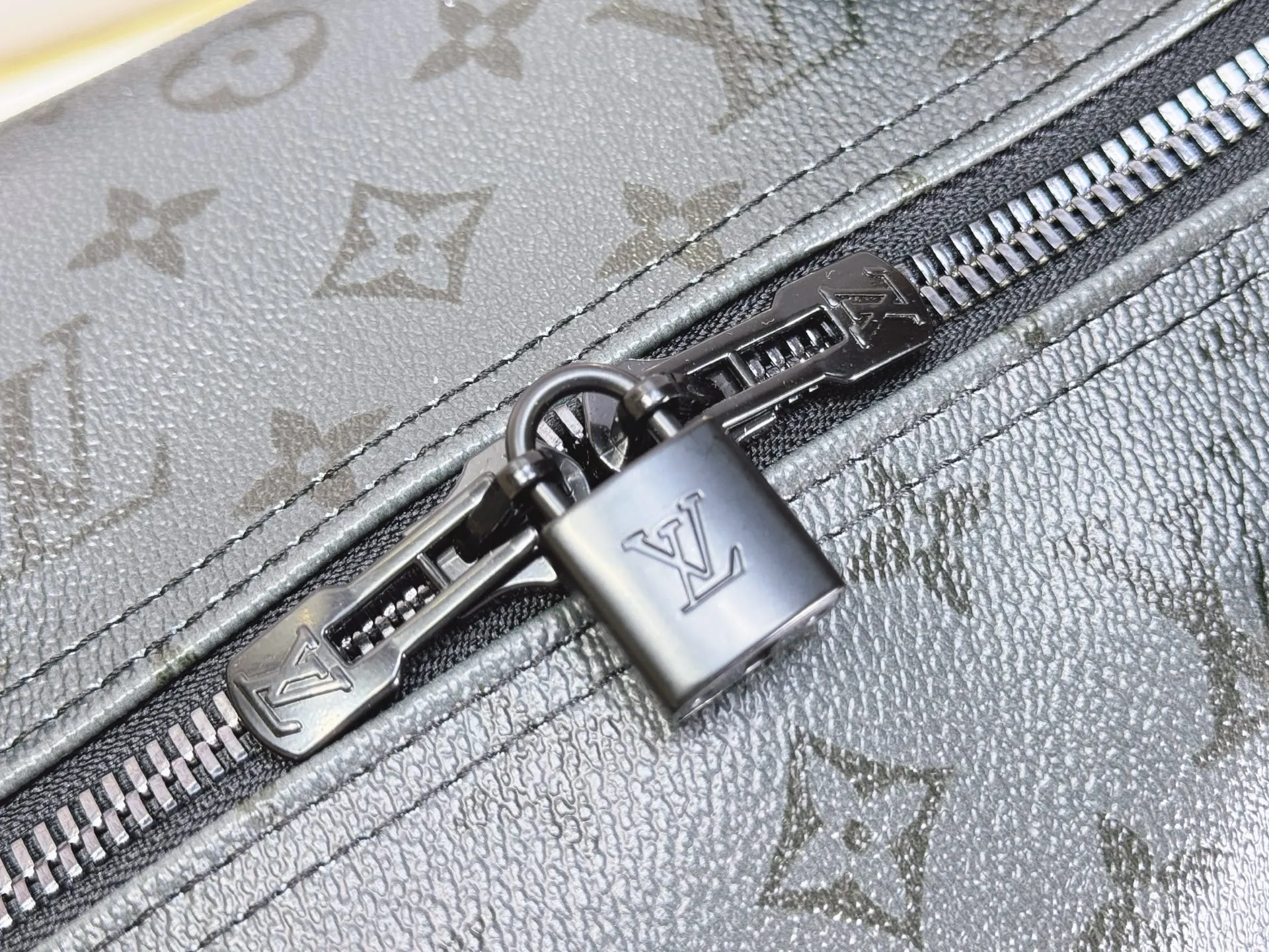 Keepall 灰色 牛皮 旅行包 大容量旅行款