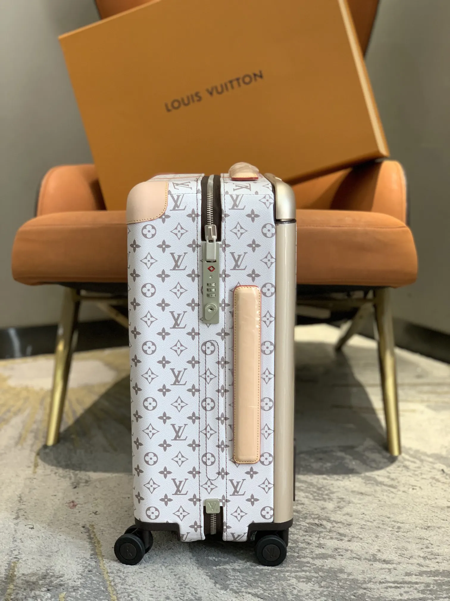 Gray Silver Suitcase Travel Lightweight