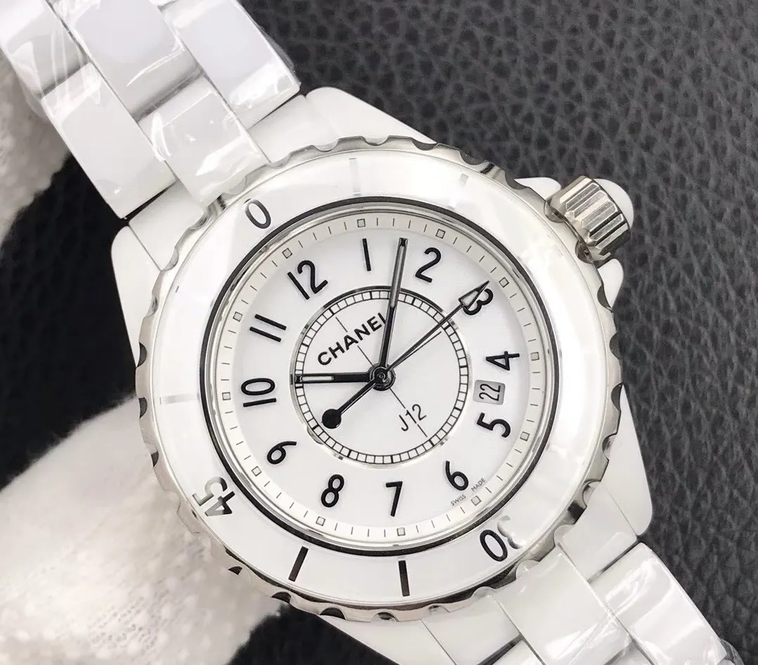 Chanel White Watch Classic