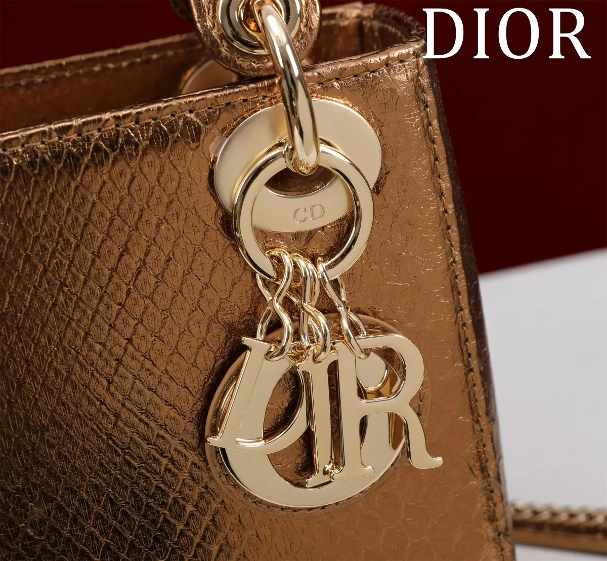 Dior Lady Dior 小号 棕色 手提包