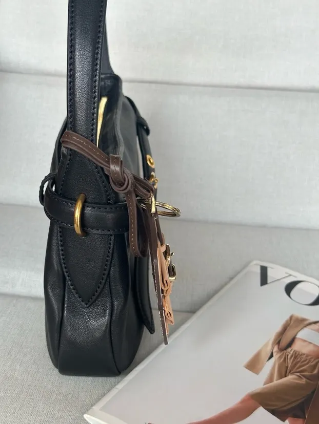 Gold Hobo Shoulder Bag Vintage
