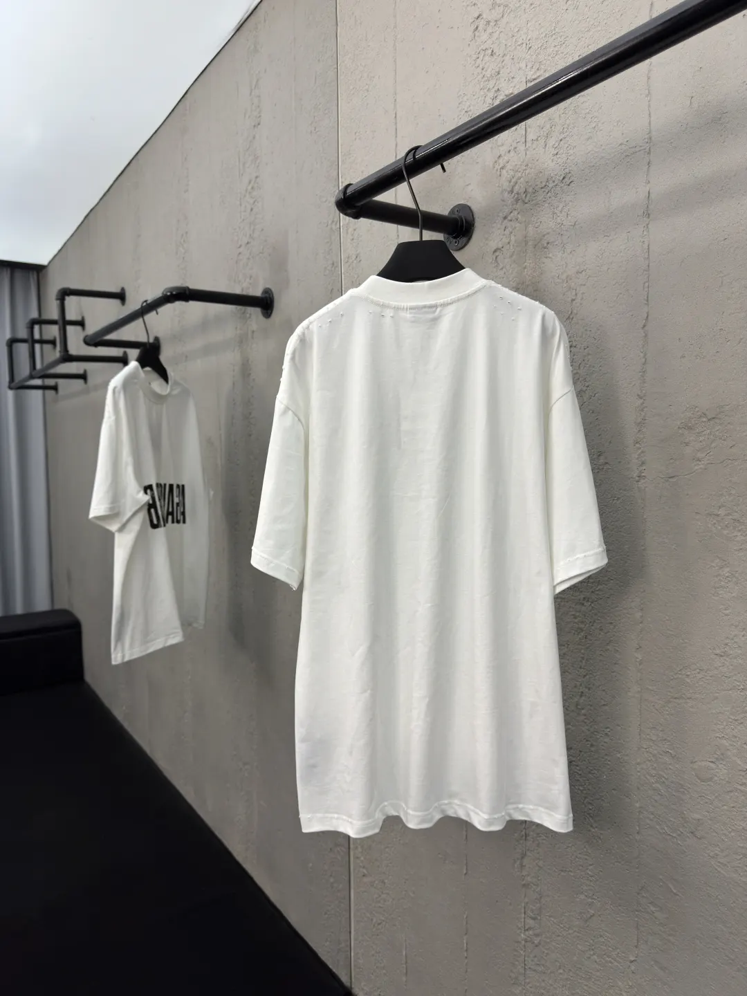 Balenciaga White Cotton Logo Short Sleeve T-Shirt Street