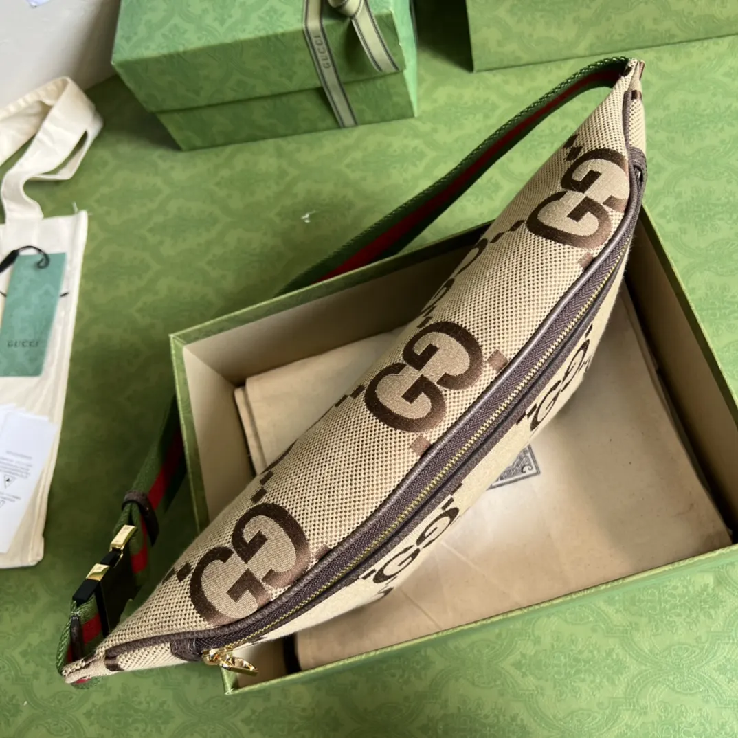Brown Belt Bag Casual Canvas