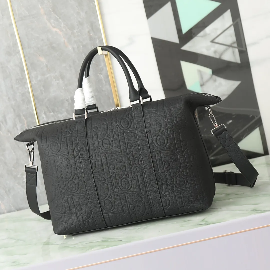 Dior Black Organizer Pouch Travel Leather