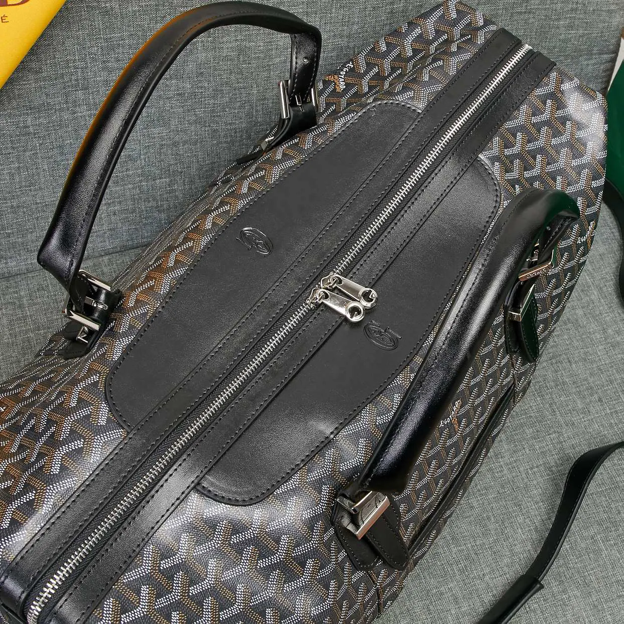 Goyard 吴亦凡同款包男女同款口袋GY戈雅旅行包手提单肩短 大容量旅行款