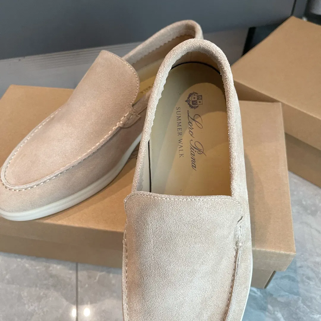Loro Piana 杏色 乐福鞋 休闲百搭款