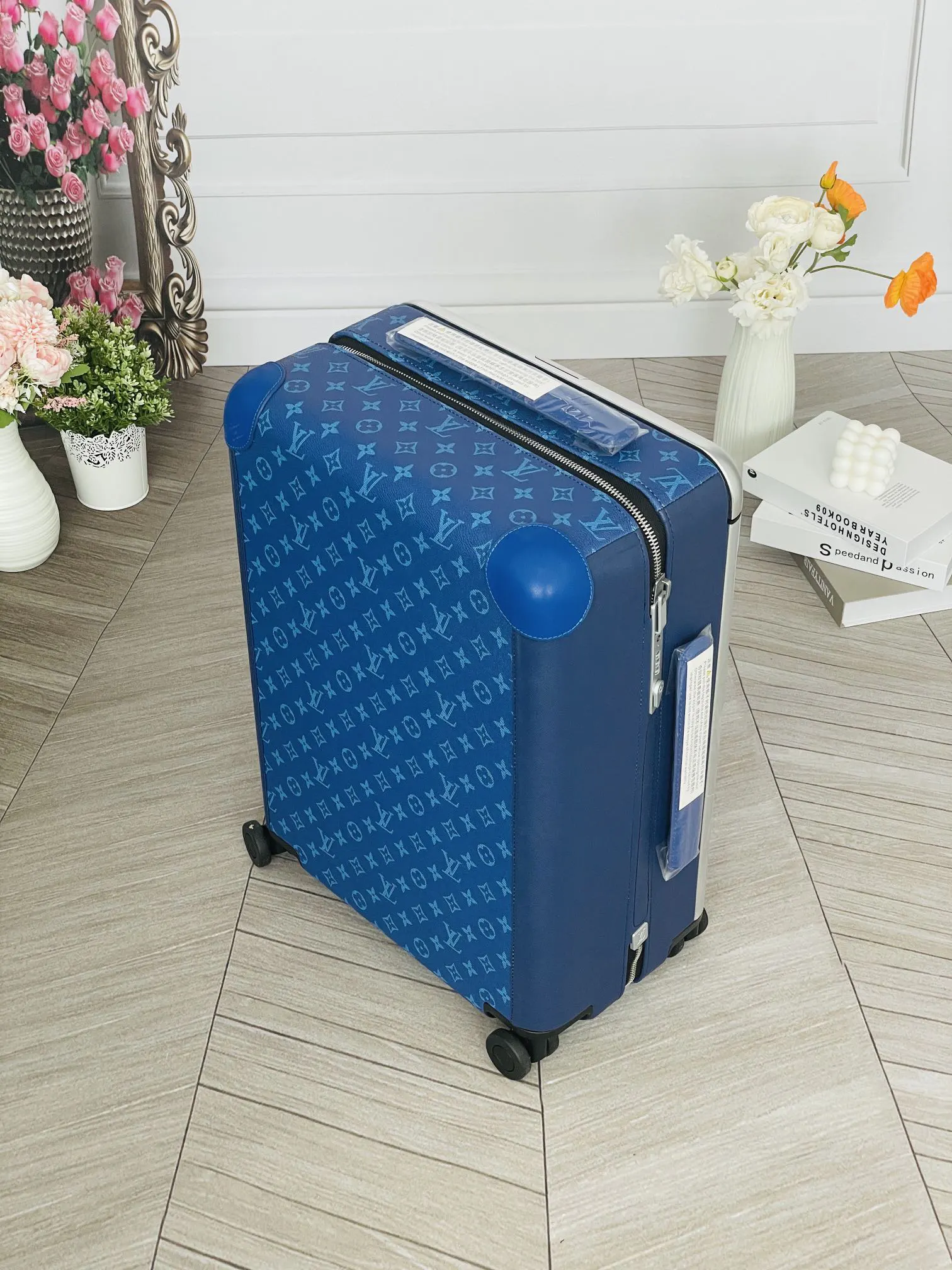 LV 老花 帆布 行李箱 旅行拉杆款 輕便出行款