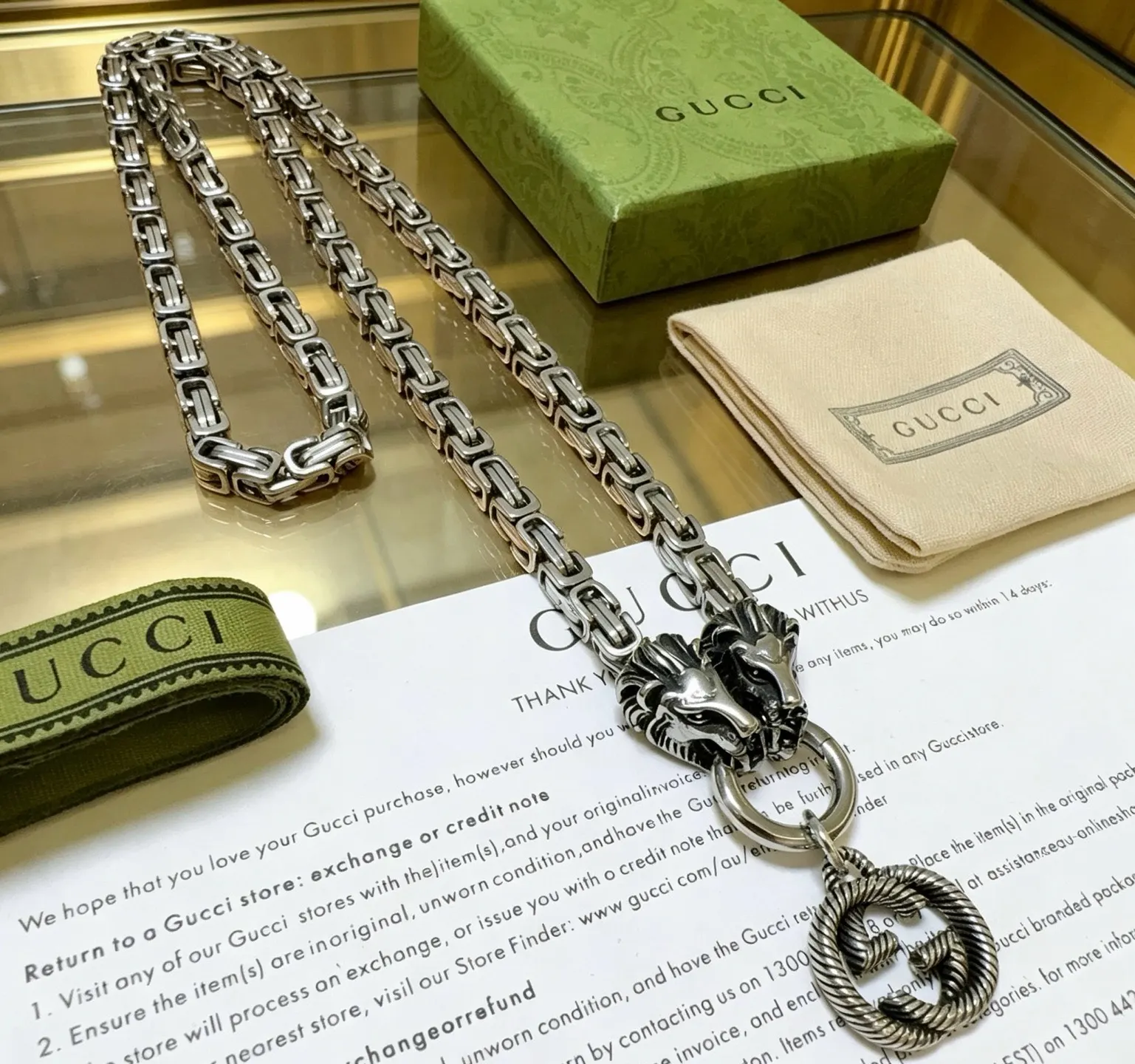 Gucci 鏈條包 單肩斜挎