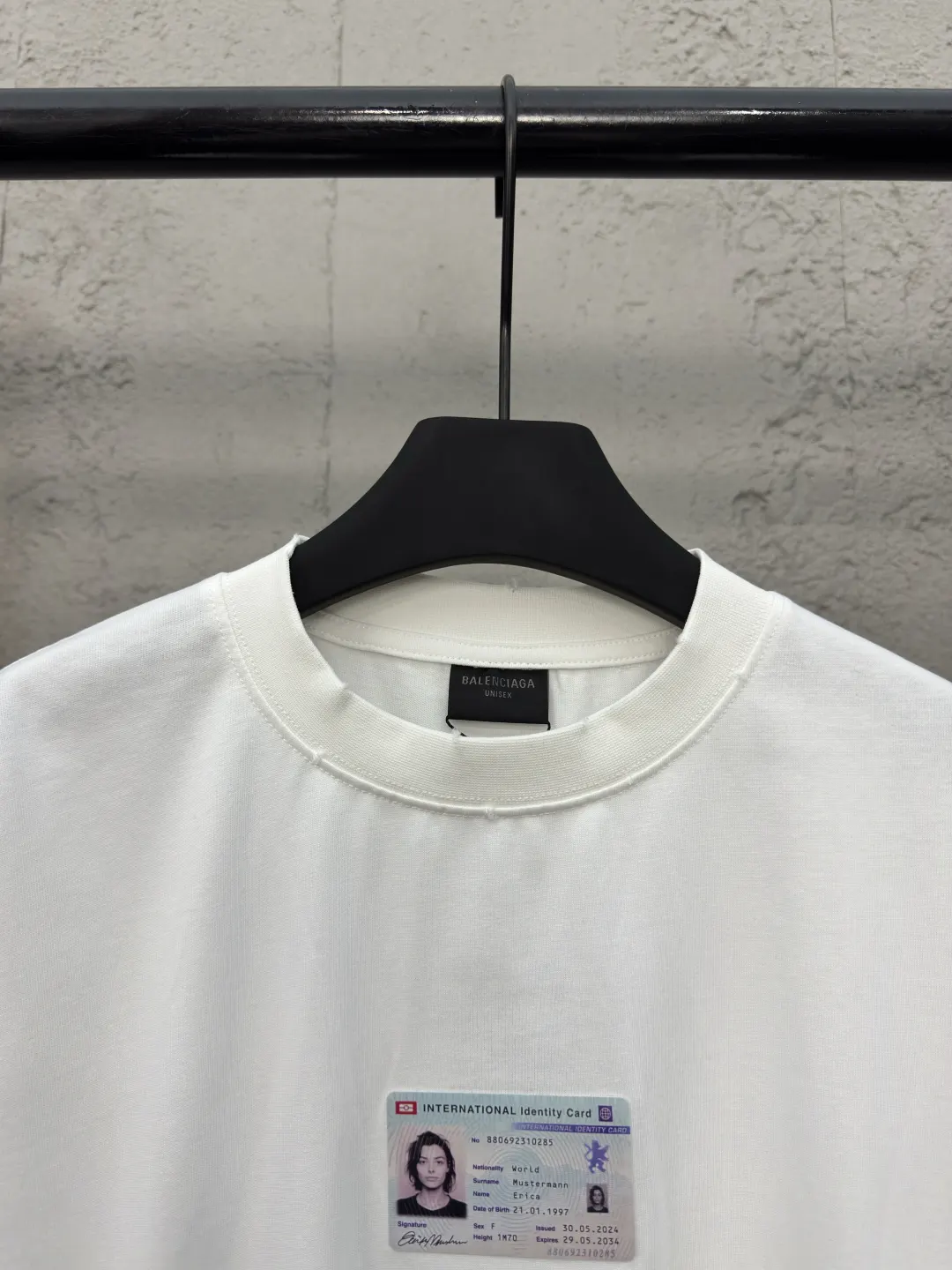 Balenciaga White Cotton Short Sleeve T-Shirt Street